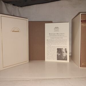 2 Bernard Malamud Books The Library of America  w/Slipcase New